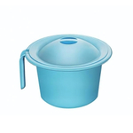 Горшок детский "Кроха" с крышкой цвет в ассортименте