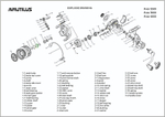 Катушка Nautilus Avior 3000 bb5+1 255г 0.221/0.247/0.285мм-140/115/90м 5.3:1