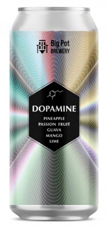 Пиво Биг Пот Дофамин Ананас Маракуйя Гуава Манго Лайм / Big Pot Dopamine Pineapple 0.5 - банка
