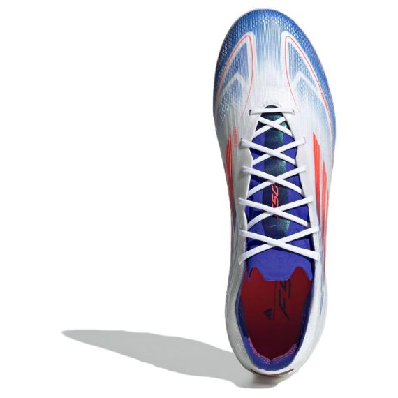 Элитные бутбольные ботинки Adidas F50 Низкие Белые/Красный/Серебристый Унисекс