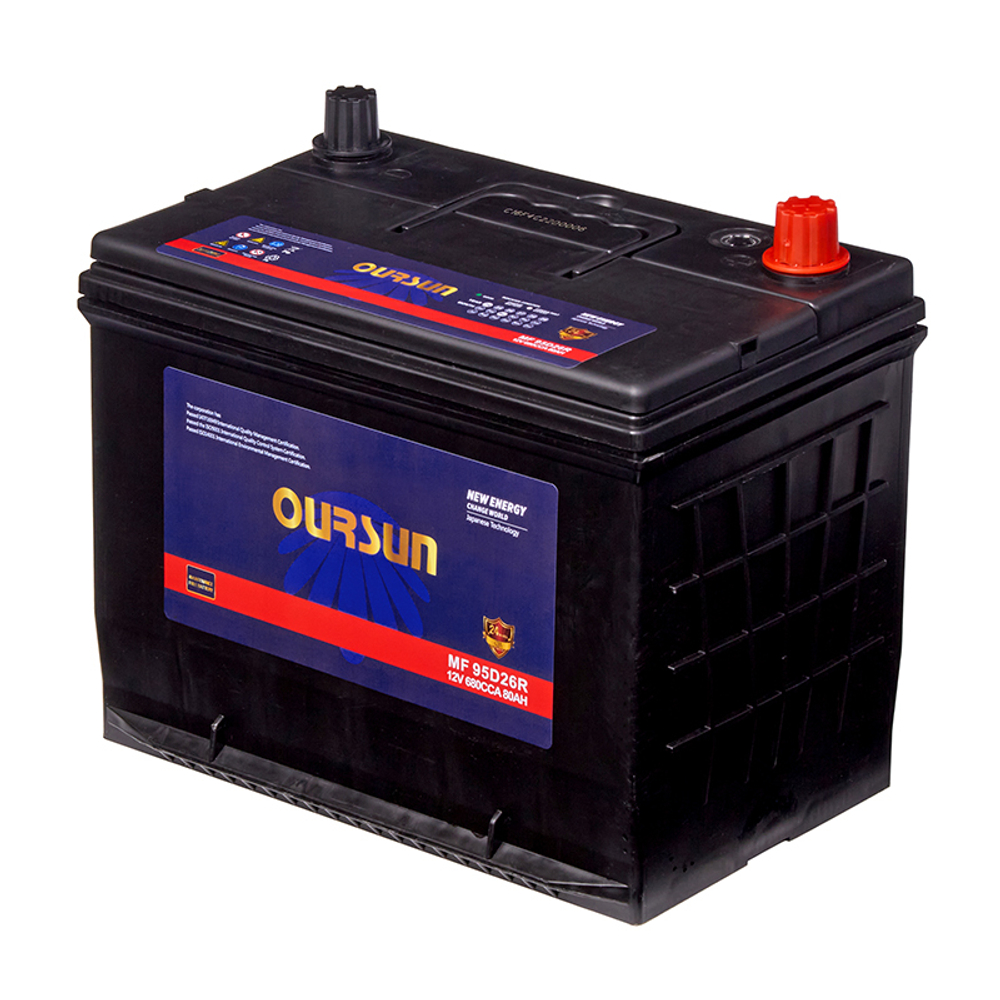 Аккумулятор OURSUN JIS MF 95D26R MF95D26R