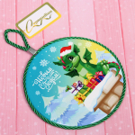 Подставка под горячее керамическая 16см «Хитрый Дракоша Чипа»