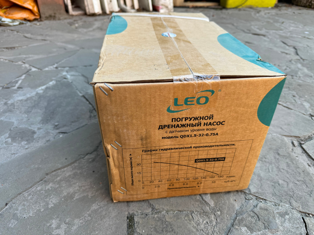 Насос дренажный LEO QDX1.5-32-0.75A