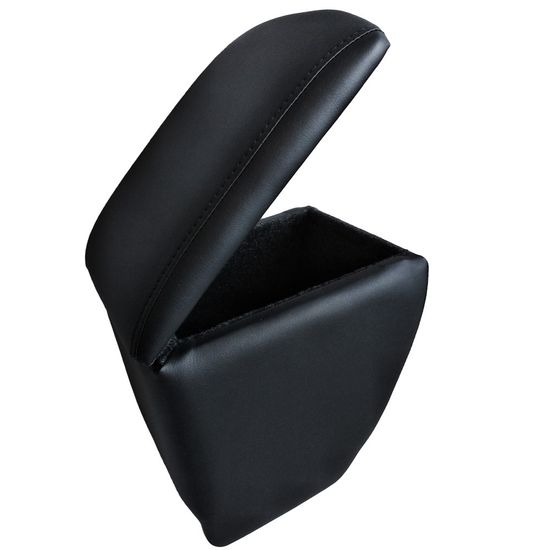 Подлокотник Hyundai Solaris II (2017-2020) из экокожи [на ножке c усиленным креплением за подстаканник]