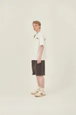 Шорты Called a Garment Rocks peach cotton моро