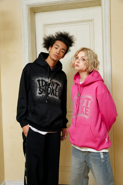 Худи DONSMOKE "Phantom Rhinestones" Oversized Hoodie