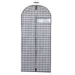 Чехол для одежды "Пепита", Д1350 Ш600, черно-белый