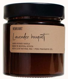 LAVENDER BOUQUET свеча в янтарной банке, Nomkamo