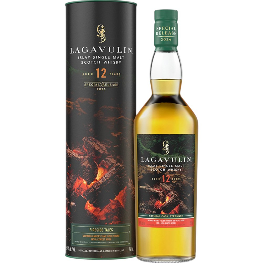 Виски Lagavulin 12 Y.O. 0,7 л. В тубе