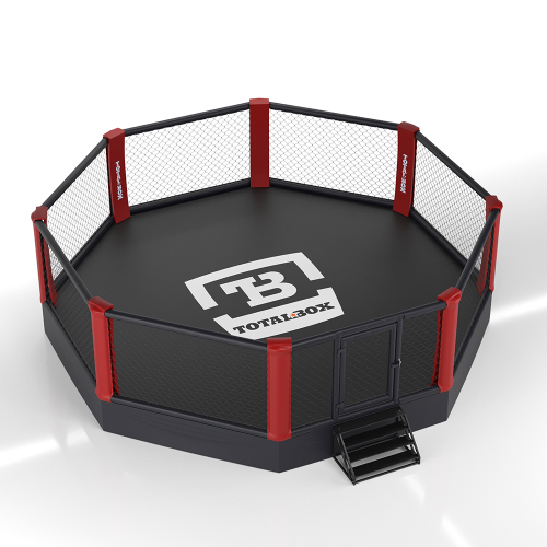 Октагон (восьмиугольник) для ММА на помосте 0,5м, диаметр 7 м