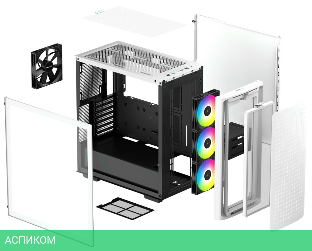 Корпус DeepCool CK560 WH (R-CK560-WHAAE4-G-1)