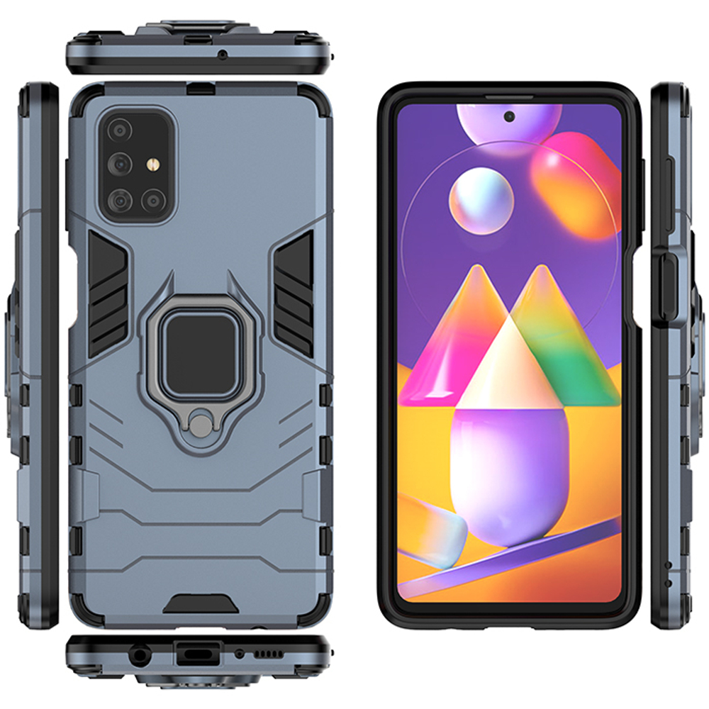 Противоударный чехол с кольцом Panther Case для Samsung Galaxy M31s