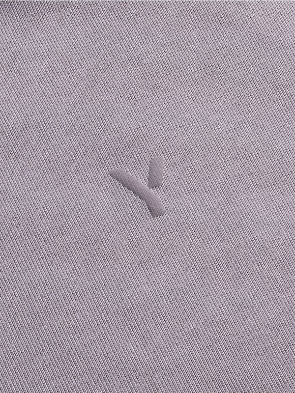 Худи «Y» Garment Dyed сливовое - фото 3