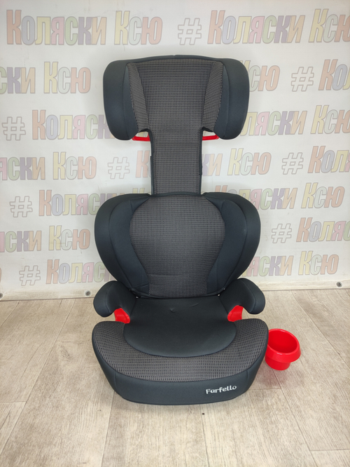 Автокресло детское Farfello Le10 Isofix Black/Grey 15-36