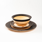 Набор деревянных тарелок из дерева сибирский кедр - 3 шт. TN79