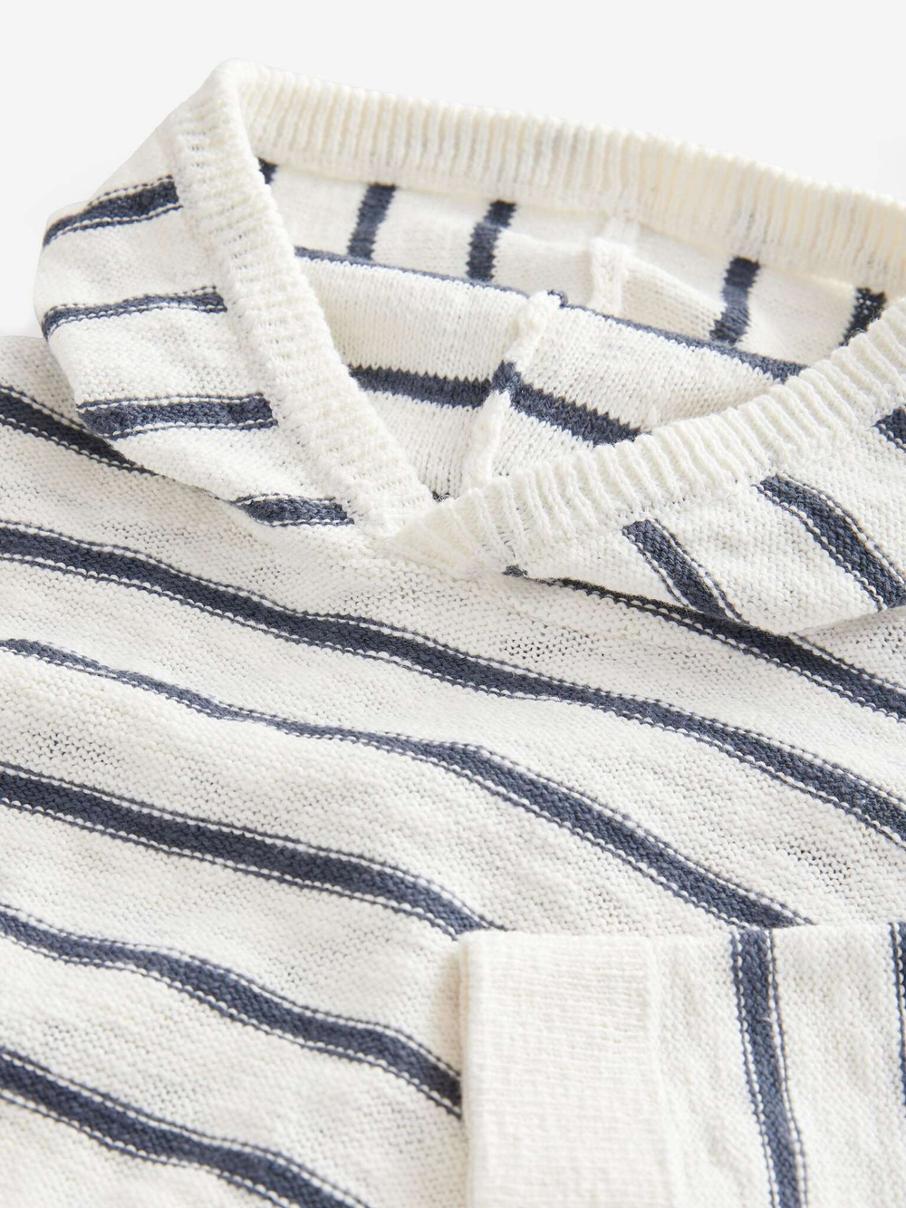 Лонгслив с капюшоном для мальчика Next E27-753, Белый, Синий