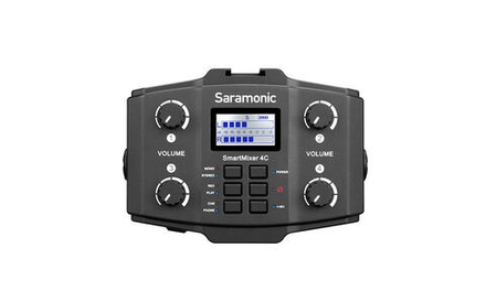 Микшер Saramonic SmartMixer 4C 4-канальный с функцией записи вход: 2х 3,5 мм и 2х XLR / 1/4"; выход: