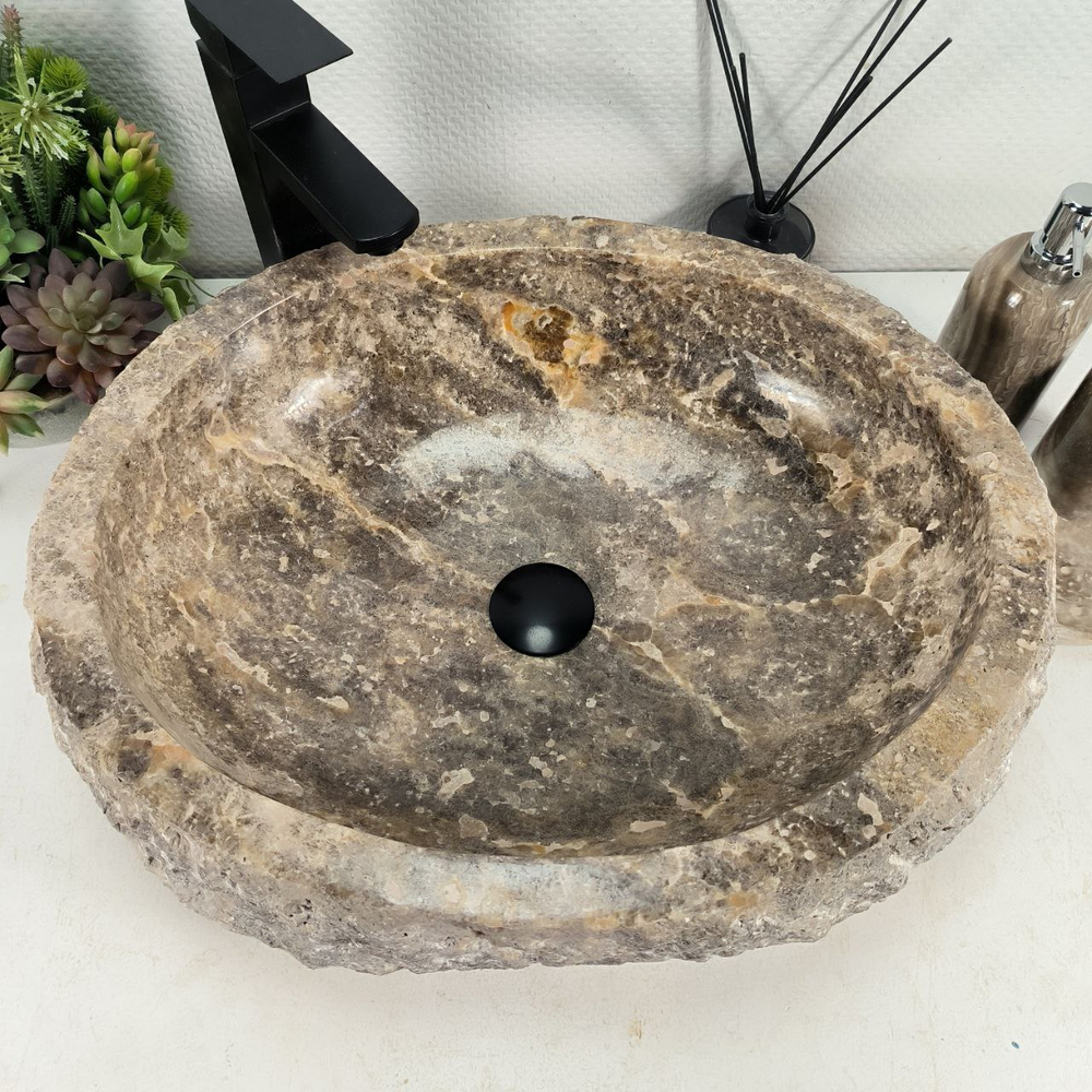 Раковина из оникса Erozy Grey EO-64501 54*44*15 0157