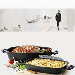 Утятница 5.5л AMT Gastroguss Frying Pans Германия фото