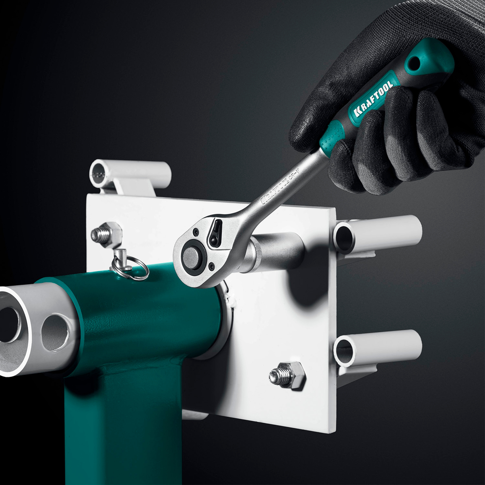 KRAFTOOL EXTREM-66, 66 предм., (1/2″+1/4″), универсальный набор инструмента (27976-H66)