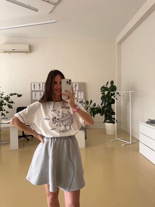 ЮБКА ШАРЛИ ДЫМЧАТЫЙ