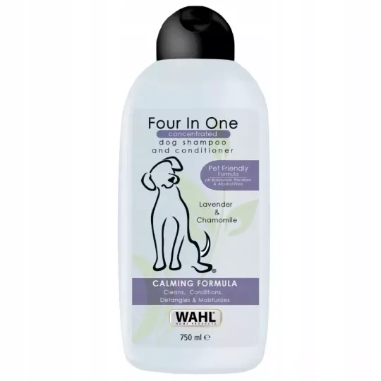 Шампунь для собак Wahl 4 в 1 с лавандой и ромашкой 750 мл