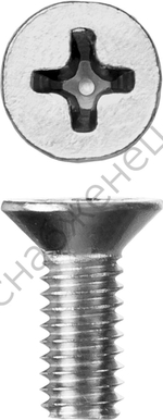 ЗУБР DIN 965, M4 x 10 мм, кл. пр. 4.8, винт с потайной головкой, цинк, 5 кг (303110-04-010)