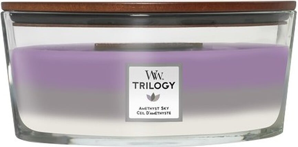 Свеча ароматическая WoodWick Hearthwick Amethyst Sky