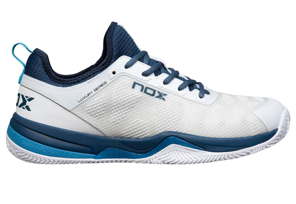 Мужские кроссовки для Падел NOX Nerbo - white/swedish blue