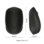 Мышь Logitech M171, беспроводная 2.4 GHz, Black