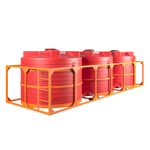 Кассета низкая 3*5000л КАС Политим 15000 л.(6470x2190x1773см;красный) - арт.560818