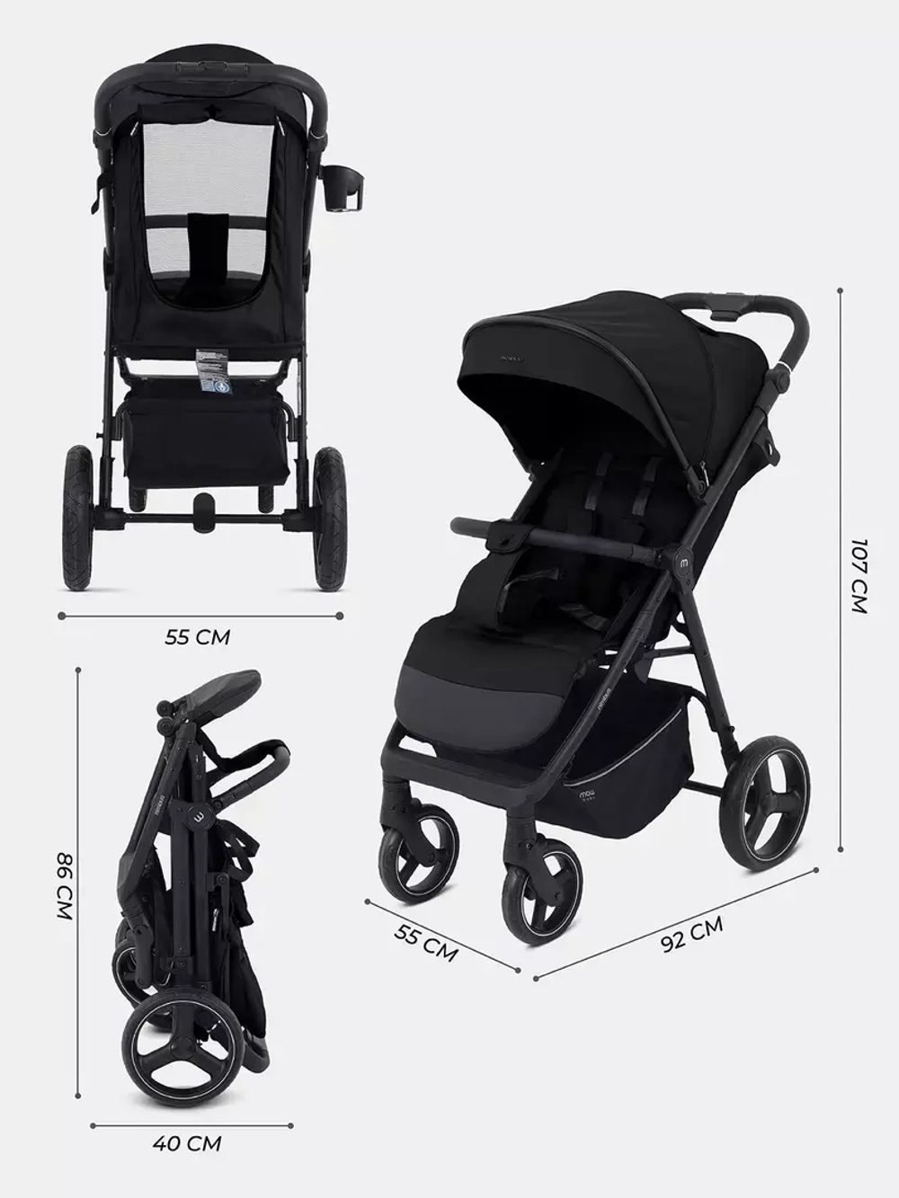 Коляска детская MOWBaby "NIMBUS" MB103