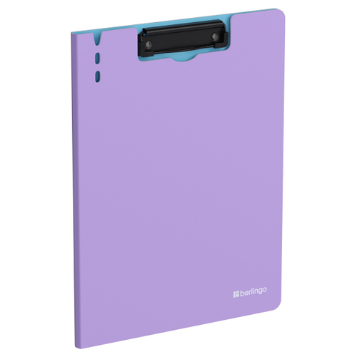 Папка-планшет с зажимом Berlingo "Haze" А4, пластик (полифом), 1800мкм, сиреневая