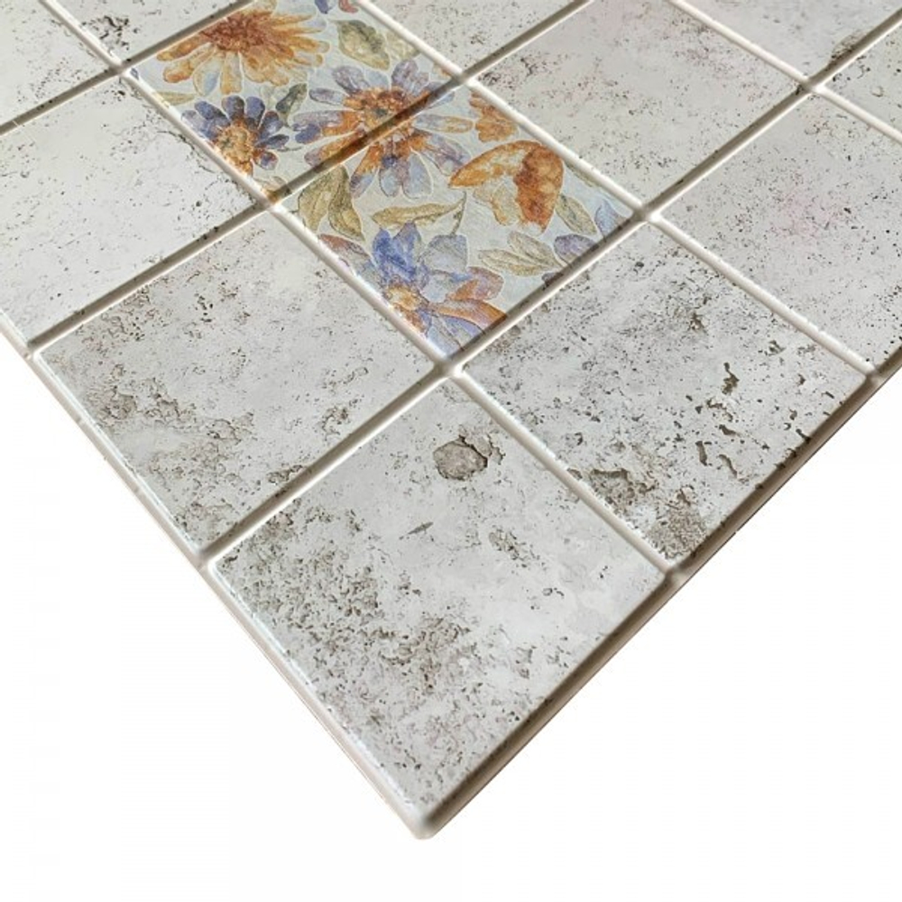 ПАНЕЛЬ ДЕКОРАТИВНАЯ ПВХ GRACE АЛЬПИЙСКИЙ САД 955Х480ММ 1ШТ