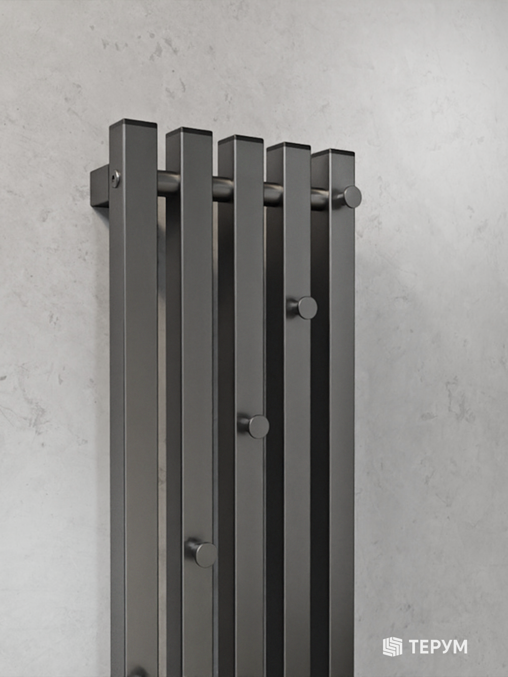 Полотенцесушитель Marco 5 PRO 90х23 серый графит