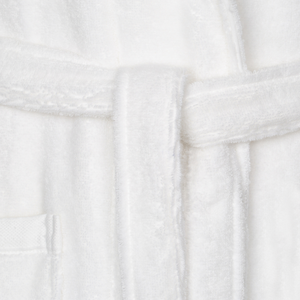 Халат мужской Vossen Massimo белый фрагмент