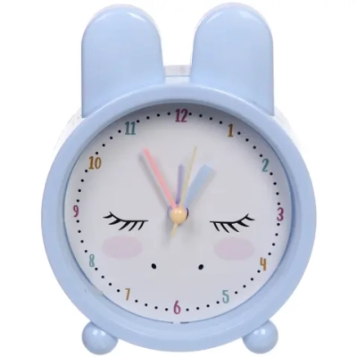 Будильник «Зайка» 12*10*4см, микс цветов