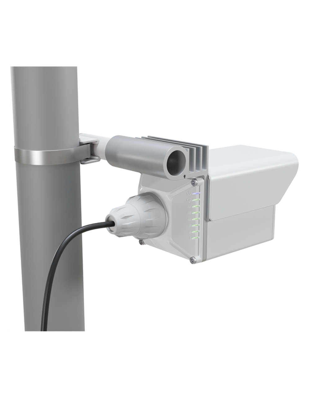 Точка доступа MikroTik Cube 60Pro ac (60Ghz antenna, 802.11ay wireless and 5GHz 802.11ac backup, 4 core x 716MHz CPU, 256MB RAM, 1 x Gigabit LAN port, RouterOS L4, POE, PSU) for use as a CPE in Point-to-Multipoint
