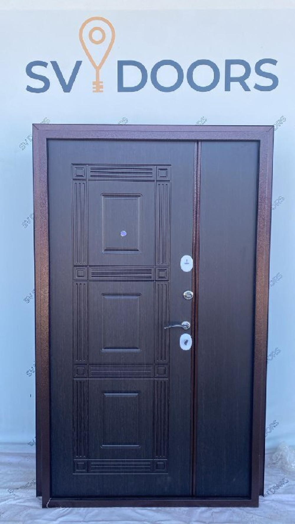 Дверь входная Леда двустворчатая