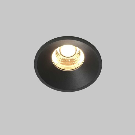 Встраиваемый светильник Maytoni Technical Downlight Round DL058-7W2.7K-B