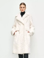 Премиальная шуба чебурашка Люкс эко-мех, SilverFox (арт. S1160rm05bz)