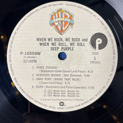 Винтажная виниловая пластинка LP Deep Purple When We Rock, We Rock And When We Roll (Japan 1978) (No Obi)