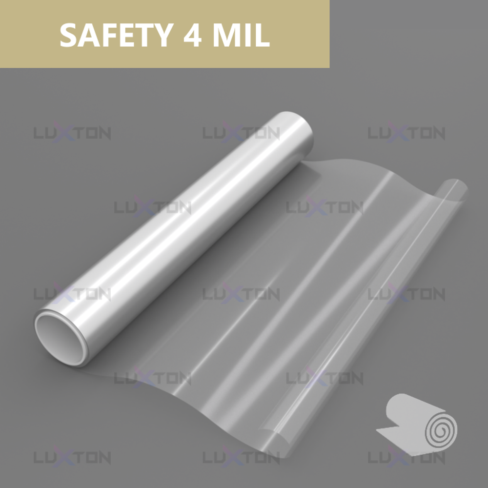 Пленка защитная бронировочная SAFETY 4 MIL LUXTON, (рулон)