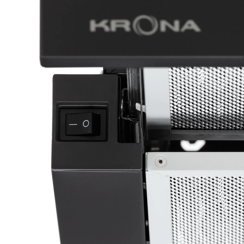 Встраиваемая вытяжка Krona KAMILLA T 600 BLACK (2 мотора)
