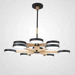 Люстра на штанге Imperiumloft TURNA Black TURNA-DBL01