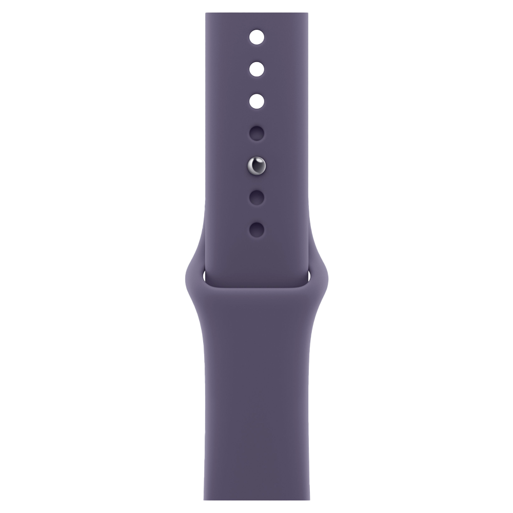 Умные часы Apple Watch Series 11 GPS, 46mm, Silver Aluminium Case with Purple Fog Sport Band, S/M