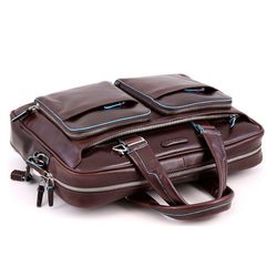 Сумка мужская Piquadro Blue Square коричневая телячья кожа (CA2849B2/MO)