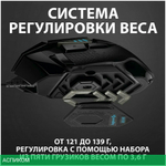 Мышь Logitech G502 Hero черный (910-005474)
