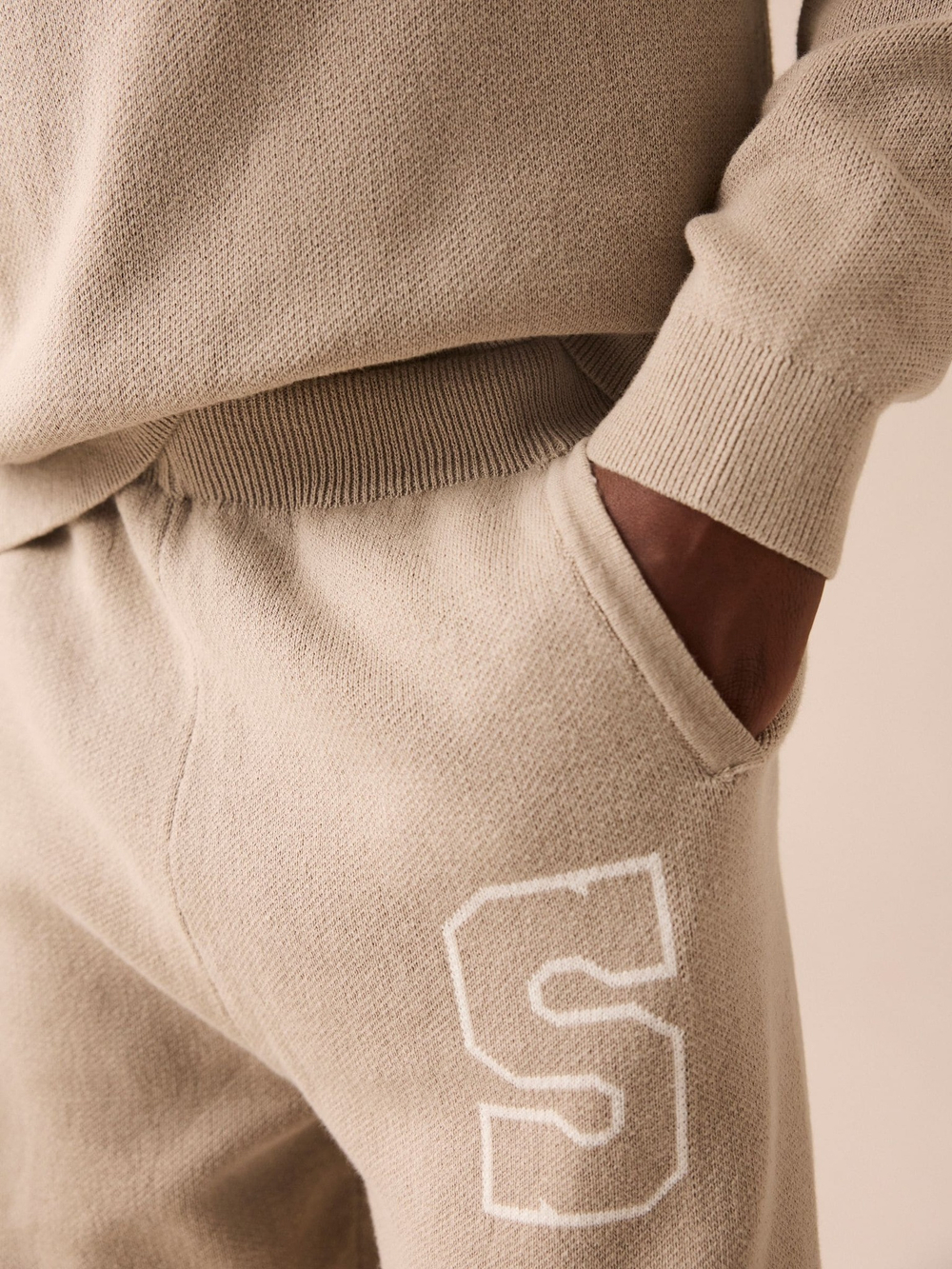 Джемпер и брюки в комплекте для мальчика Next E27-906, Бежевый