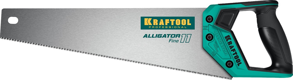 Ножовка для точного реза ″Alligator Fine 11″, 400 мм, 11 TPI 3D зуб, KRAFTOOL